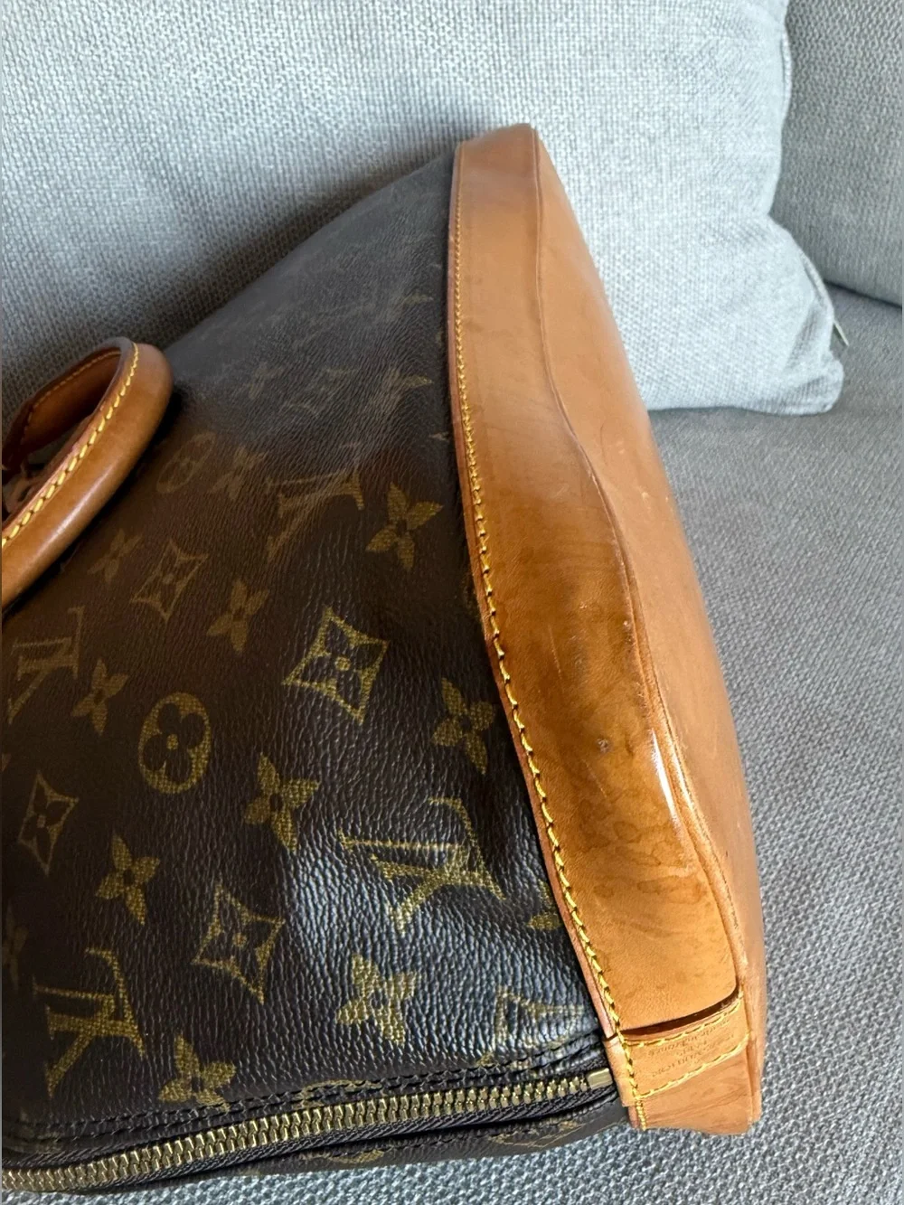 Louis Vuitton Brown Monogram Alma PM Tote Bag LV